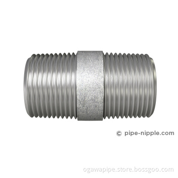 Safe Steel Pipe Nipple Galvanized Fittings